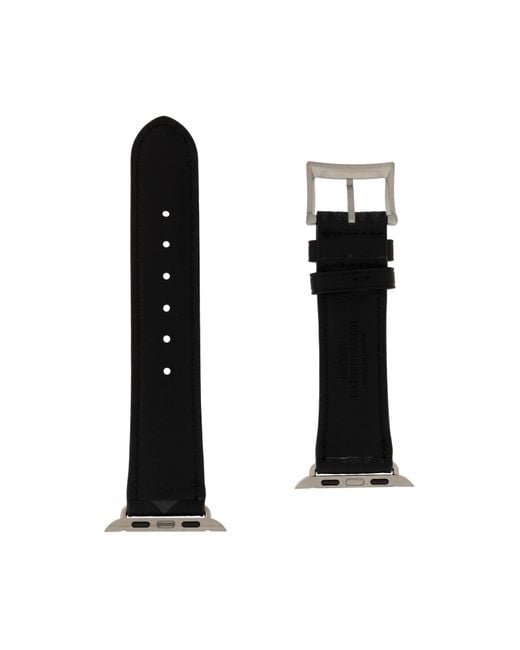 MCM Black Apple Watch Band for men