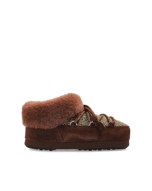 Moon Boot Brown Snow Boots 'X Gir Evx Chalet Mule Fir'