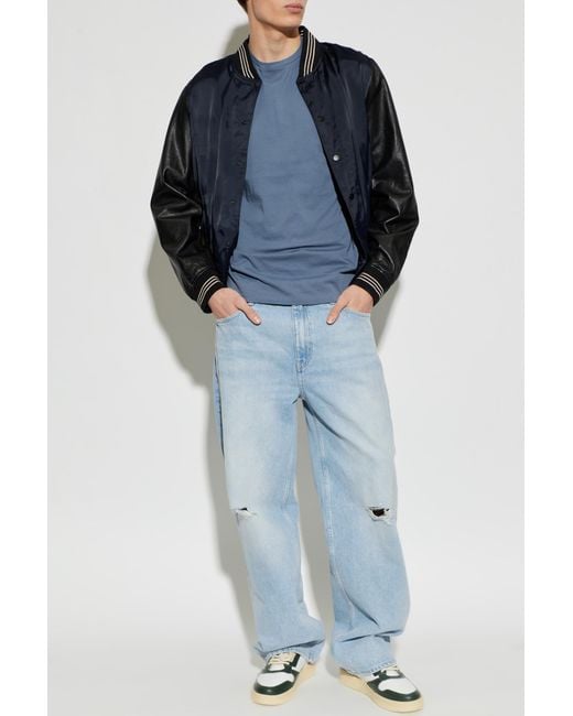 AllSaints Blue T-Shirt "Tonic" for men