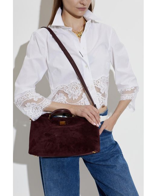 Dolce & Gabbana Red "Vittoria Medium" Bag