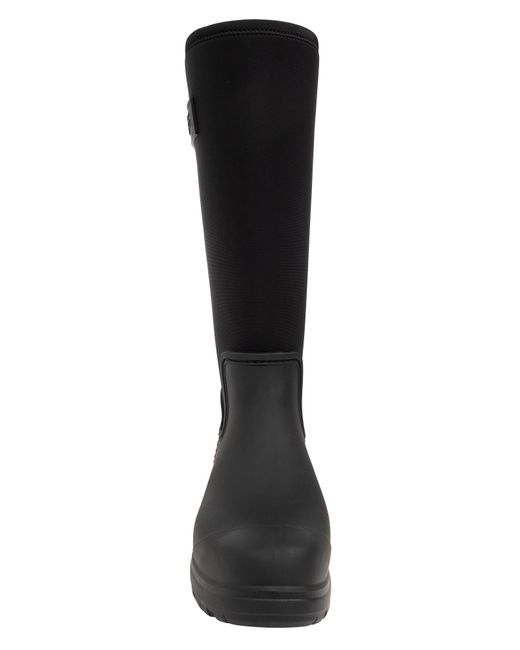 UGG 'droplet Tall' Rain Boots in Black | Lyst UK
