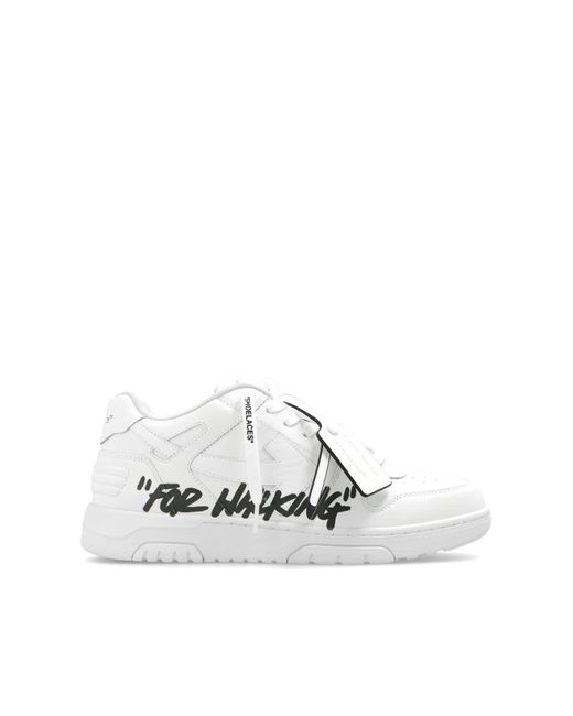 Off-White c/o Virgil Abloh White 'for Walking' Lace-up Sneakers, for men