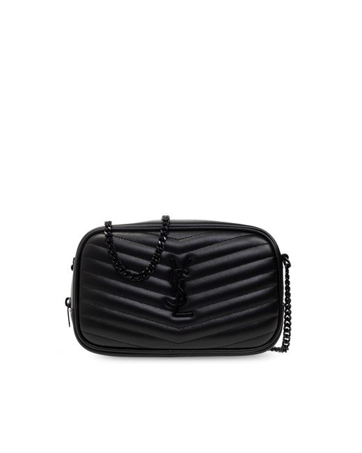 Saint Laurent Black ‘Lou Mini’ Shoulder Bag
