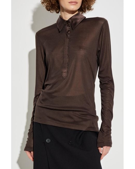 Tom Ford Black Transparent Top