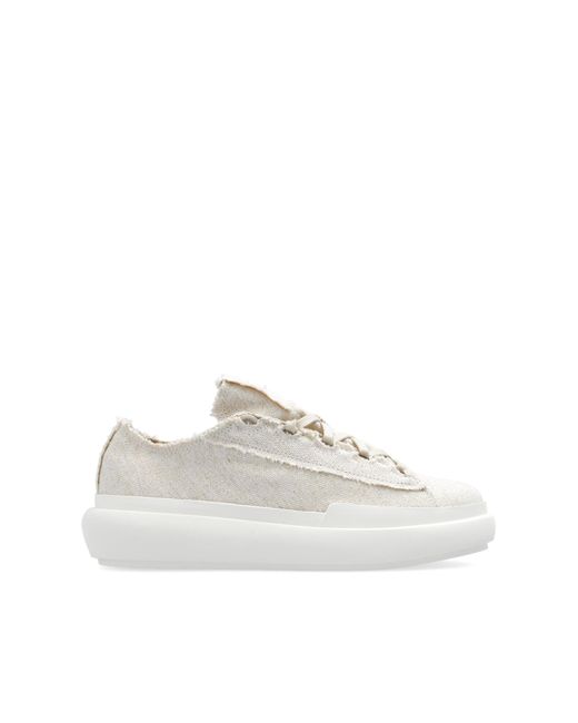 Y-3 White ‘Nizza Low’ Sneakers