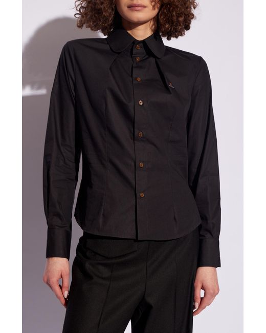 Vivienne Westwood Black Shirt With Logo