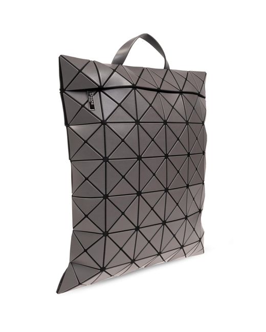 Bao Bao Issey Miyake Gray Backpack With Geometric Pattern