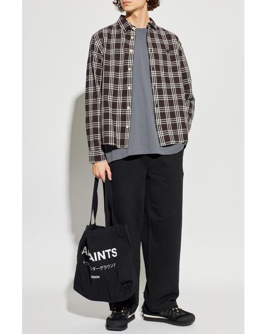 AllSaints Brown Shirt 'Santiago' for men