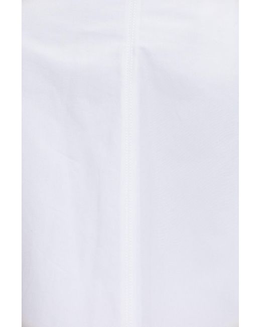 Jacquemus White Flared Skirt