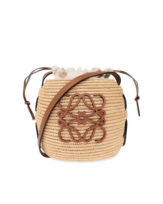 Loewe Natural 'beehive Basket' Bucket Shoulder Bag