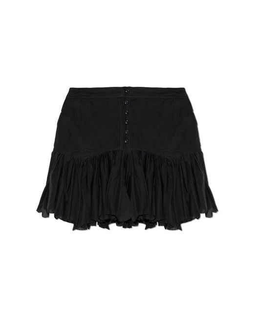 Isabel Marant Black Skirt 'Daneen'