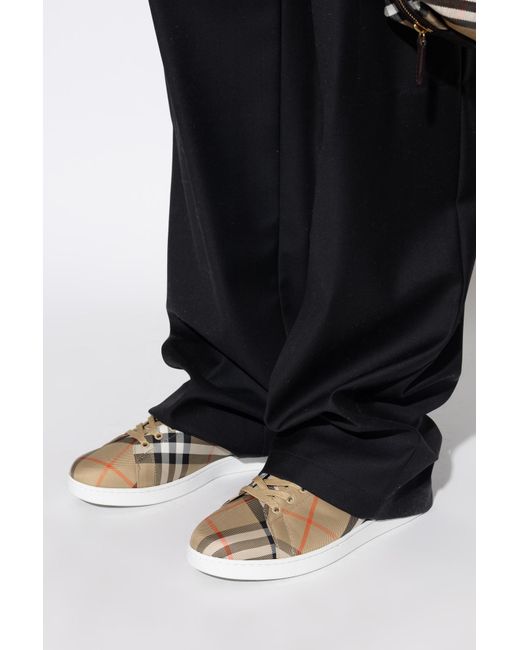 Burberry Natural Sports Shoes for men