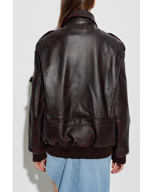 Coperni Black Leather Jacket