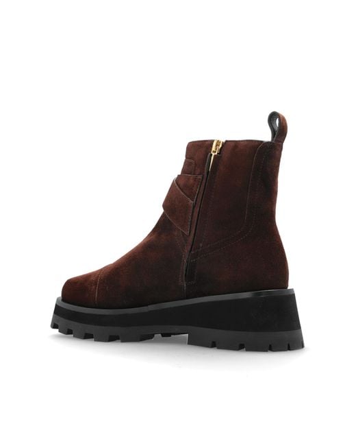 Jimmy Choo Brown 'Meena' Ankle Boots
