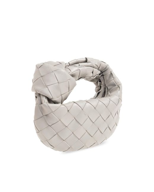 Bottega Veneta White ‘Candy Jodie Micro’ Handbag