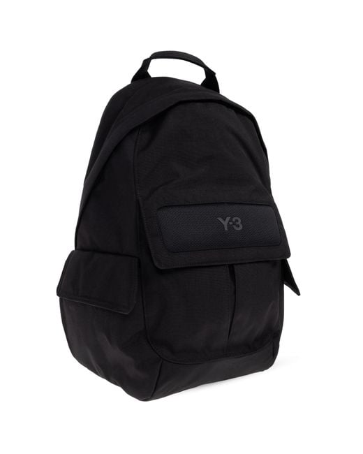 Y-3 Black Backpack With Logo,