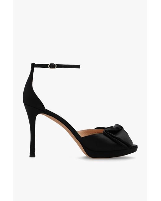 Kate Spade Black 'Bridal' Heeled Sandals