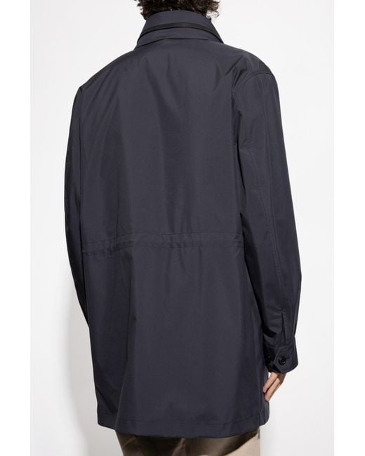 Moncler Blue Two-Layer Jacket Lanche for men