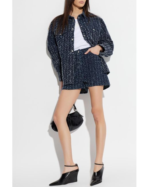 IRO Blue 'Valentin' Shorts