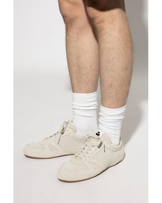 Isabel Marant White "Senny Low" Sports Shoes for men