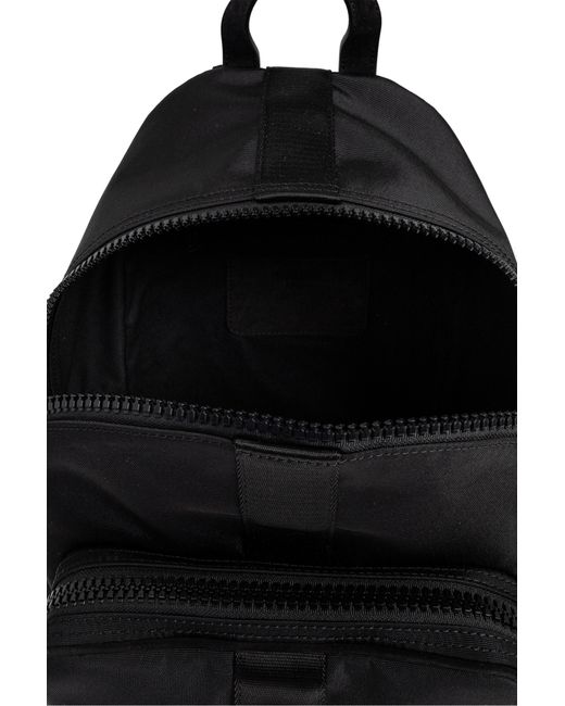 Moschino Black Backpack With Logo for men