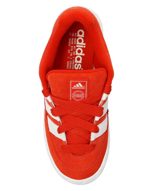 Adidas Originals Red ‘Adimatic’ Sports Shoes