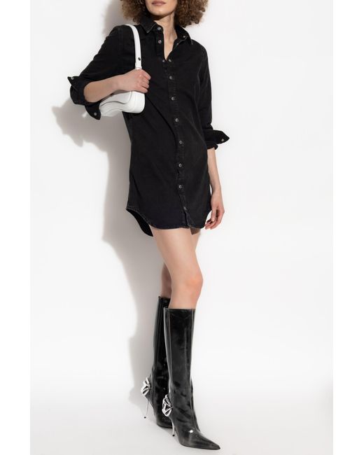 DIESEL Black Denim Dress 'De-Eazy'