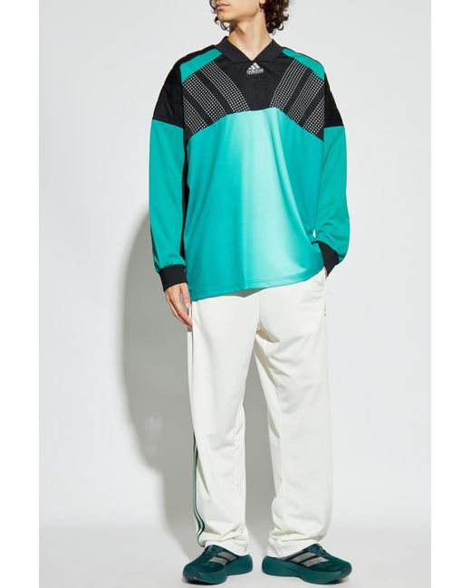 Adidas Originals Blue Long-Sleeve T-Shirt for men