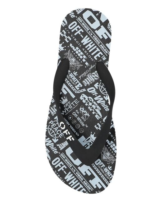 Off-White c/o Virgil Abloh Pink Flip-Flops With Logo