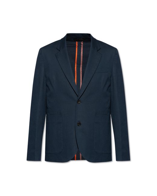 PS by Paul Smith Blue Blazer With Pockets for men