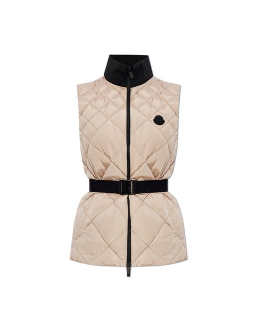 Moncler Natural Quilted Vest 'Bignonia'