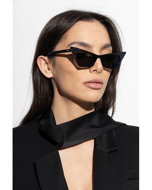 McQueen Black "Spike" Sunglasses