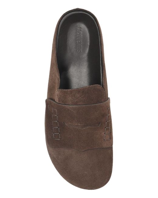 Jacquemus Natural Leather Slides 'Les Mules' for men