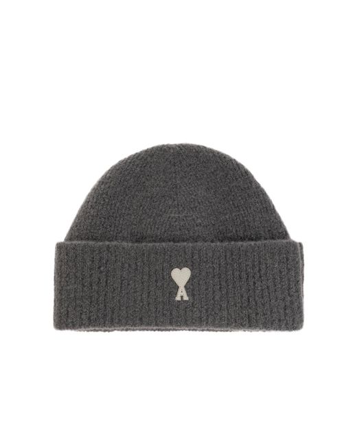 AMI Gray Cap With Embroidered Logo