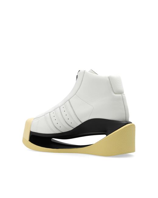 Y-3 White ‘Gendo Pro Model’ Sneakers for men