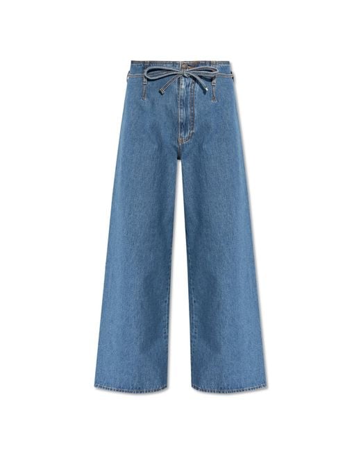Etro Blue Jeans With Logo