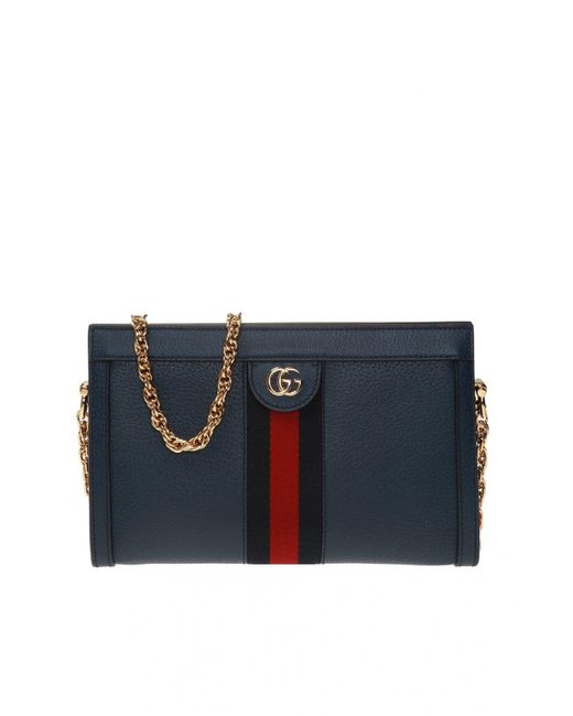 Gucci Blue 'ophidia' Shoulder Bag