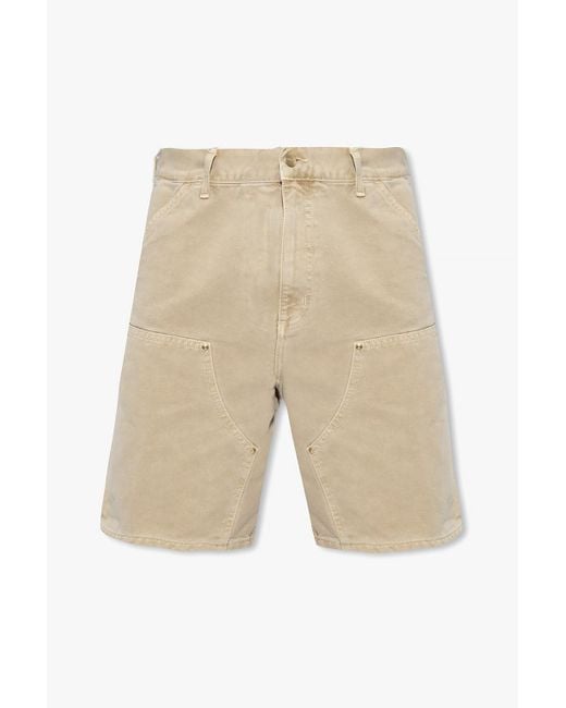 Carhartt WIP Natural 'double Knee' Shorts for men