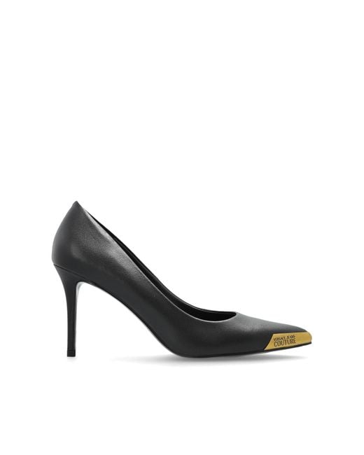 Versace Jeans Couture Black Heeled Shoes