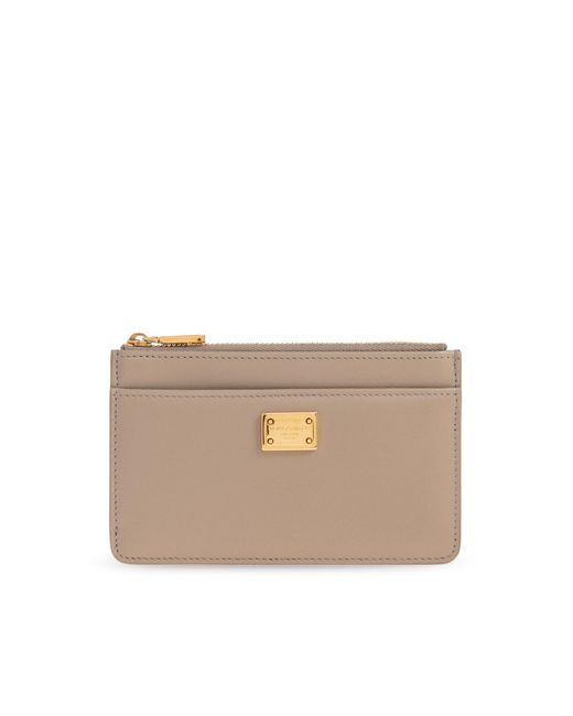 Dolce & Gabbana Natural Leather Wallet