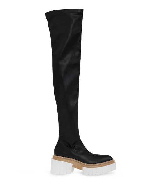 Stella McCartney Black 'emilie' Over-the-knee Boots