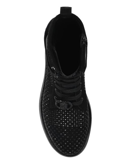 Kurt Geiger Black Chelsea Perf Ankle Boots