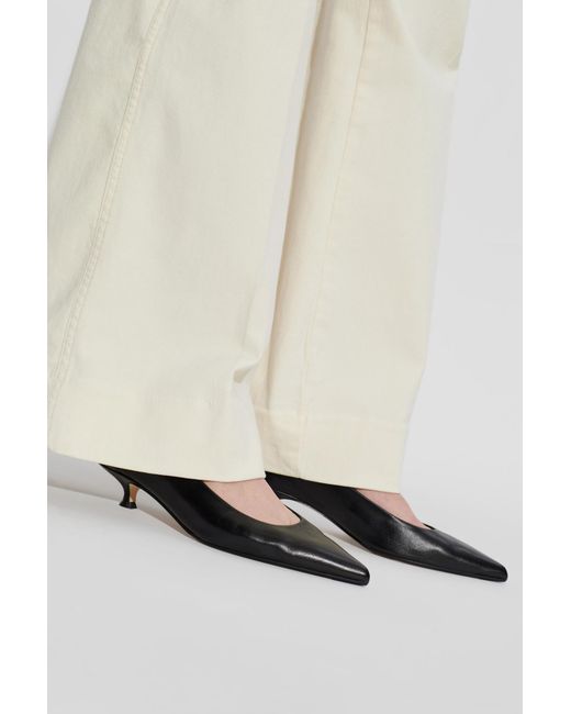 Aeyde Black Heeled Shoes 'Cari'