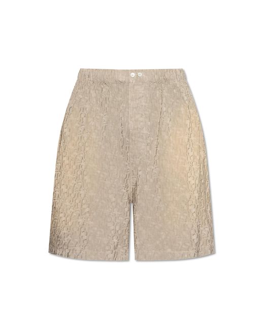 Acne Natural Shorts With Pockets for men