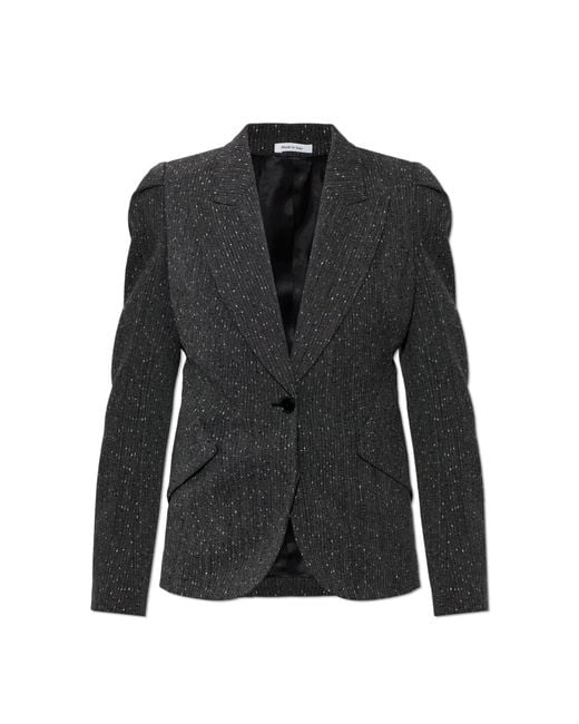 McQueen Black Wool Blazer