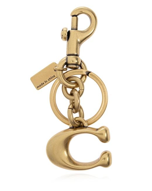 COACH Metallic Keychain