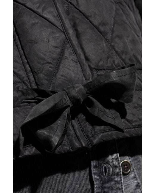 Isabel Marant Black Quilted Jacket 'Zakiane'