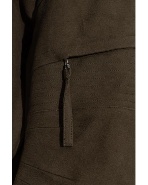 Helmut Lang Brown Padded Jacket With Pockets