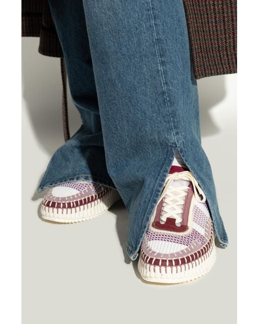 Chloé Pink 'Nama' Sports Shoes