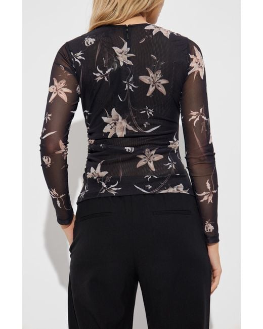 AllSaints Black Top "Caia"
